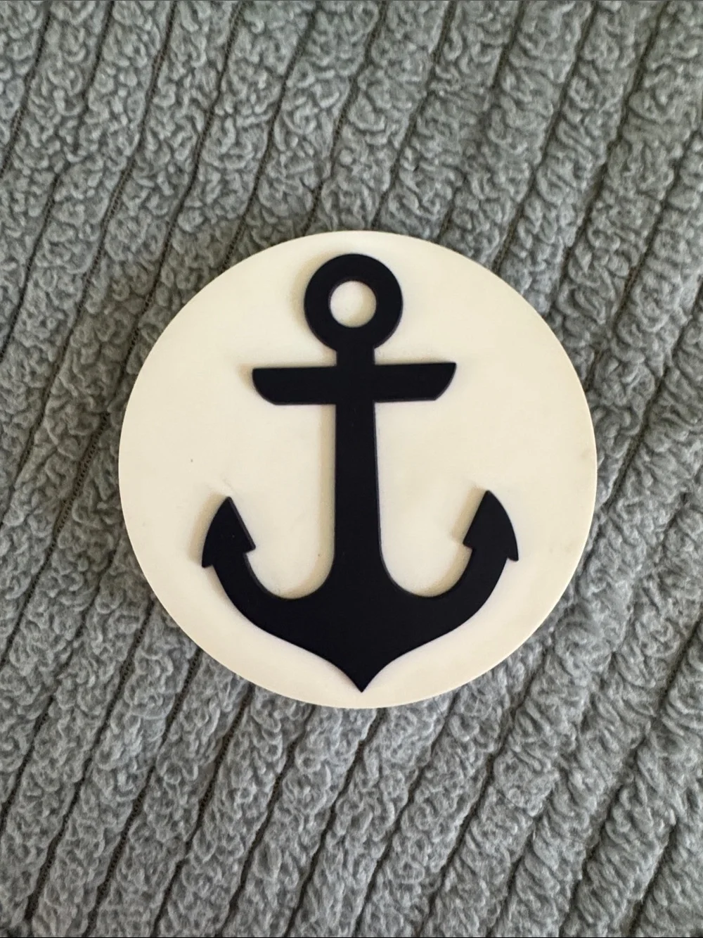 BOGG BAG White & Blue Anchor Bag Charm